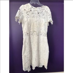 White lace dress